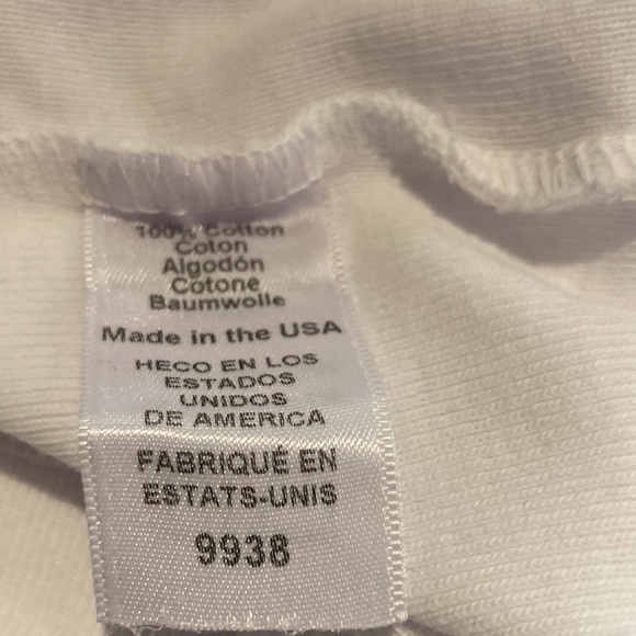 Michael stars, sleeveless V-neck white T-shirt, size small - Picture 5 of 8